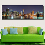 Large art prints Home Decor Canvas Painting Wall Art New York City Panoramic 6