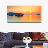 Large art prints Home Decor Canvas Painting Wall Art Seascape sunrise