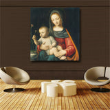 Leonardo Da Vinci"Madonna Of The Carnation"HD Print On Canvas Hugewall Picture
