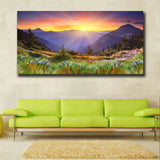 Scenery Abstract Art on Canvas Painting Wall Art Picture Prints Modern Decor