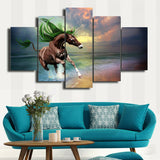 5pcs Unframed Modern Art Oil Painting Print Canvas Picture Home Wall Room Decor