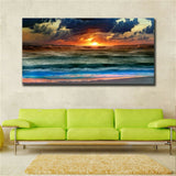 Large art prints Home Decor Canvas Painting Wall Art Chinese art- Seascape