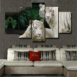 5Pcs Tiger Canvas Print Painting Wall Art Home Decor