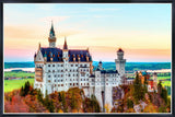 German Swan Castle Living Room for Panel Wall Painting Art Canvas Painting Print