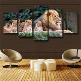 5 Panel Beautiful Sunrise Natural Landscape HD Print Painting Modular Pictures