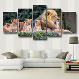 5 Panel Beautiful Sunrise Natural Landscape HD Print Painting Modular Pictures