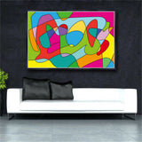 Picasso Design HD Illustrator Cubism Design Print on Canvas Home Decor