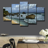 5Pcs Canvas Print Painting Wall Art Home Decor Art Seascape