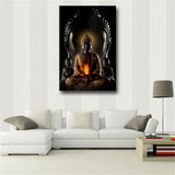 Buddha meditation Canvas Picture Print Poster Wall Modern Art Home Decor Unframe