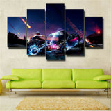 5Pcs Alien Canvas Print Painting Wall Art Home Decor