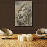 Pablo Picasso"Girl with Mandolin" HD print on canvas huge wall picture (31x39)