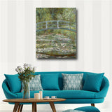 Print Claude Monet Water Lilies and Japanese Bride Oil Painting on Canvas Art