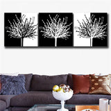 Abstract tree 5 Piece Canvas Print Wall Art Unframed