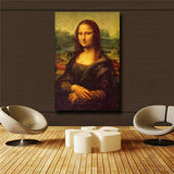 Leonardo Da Vinci "Mona Lisa Smile" HD print on canvas huge wall picture (31x47)