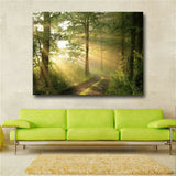 Wall Art picture Abstract Canvas painting forest canvas print Living Room