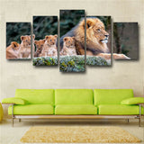 5 Panel Beautiful Sunrise Natural Landscape HD Print Painting Modular Pictures