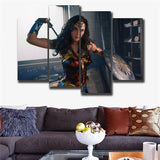Wonder Woman Movie Home Decor HD Print art painting on canvas 4PC NO FRAMED