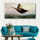 Prince Ivan On The magic Carpet Wall Art Canvas Prints Russian Famous Paintings