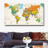 LARGE MAP OF THE WORLD POSTER (61X91CM) FLAGS WALL PRINT BRAND NEW