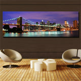 Large art prints Home Decor Canvas Painting Wall Art New York City Panoramic 5