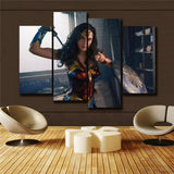 Wonder Woman Movie Home Decor HD Print art painting on canvas 4PC NO FRAMED