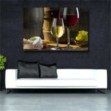 Large art prints Home Decor Canvas Painting Wall Art Beautiful Wine