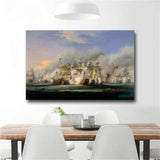 Battle of Trafalgar HMS Victory Canvas Print repro Canvas Print(31inx47in)