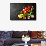 Vegetables Grains Spices Kitchen Food Canvas Painting Cuadros Posters and Prints