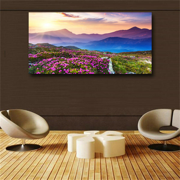 1 P Wall Art Canvas Painting Modular Picture Sunrise Landscape Home Decoration