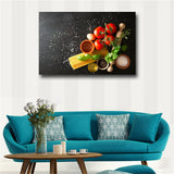 Vegetables Grains Spices Kitchen Food Canvas Painting Cuadros Posters and Prints
