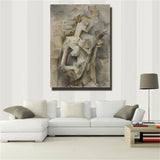 Pablo Picasso"Girl with Mandolin" HD print on canvas huge wall picture (31x39)