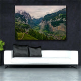 Lauterbrunnen Valley Switzerland Pictures Prints On Canvas Landscape The Picture
