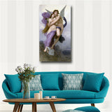 Adolphe William Bouguereau Spiritual ecstasy Canvas Print (31inx56in)