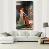 England Famous Painter Edmund Blair Leighton Accolade Posters Print on Canvas