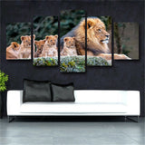 5 Panel Beautiful Sunrise Natural Landscape HD Print Painting Modular Pictures