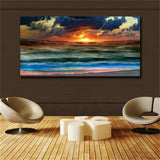 Large art prints Home Decor Canvas Painting Wall Art Chinese art- Seascape