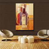 Pablo Picasso"Piano abstraction" HD print on canvas huge wall picture (31x47)