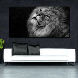 Large art prints Home Decor Canvas Painting Wall Art Black and white tiger