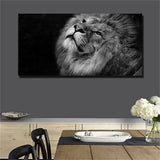 Large art prints Home Decor Canvas Painting Wall Art Black and white tiger