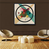 Famous Kandinsky Abstract Canvas Painting Circle Geometry Art Wall Pictures