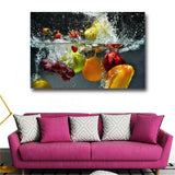 1 Pieces Fresh Fruit and Vegetables In Water Large Wall Posters For Home Kitchen