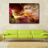 Colourful Abstract unreal Clouds Canvas Art Home Decor Printed Oil Painting