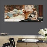 19 century Europe Court Oil Painting HD print on canvas Expensive lady
