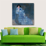 Gustav Klimt"Marie Henneberg" HD print on canvas huge wall picture (31x31in)