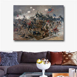 Battle of Spotsylvania Court House HD print on canvas huge wall picture (31x47)
