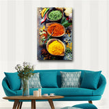 Grains Spices Spoon Peppers Food Canvas Painting Cuadros Posters and Prints