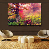Red landscape Posters and Prints Canvas Painting Wall Art Pictures Home Decor
