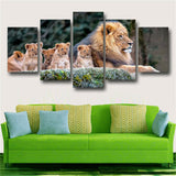 5 Panel Beautiful Sunrise Natural Landscape HD Print Painting Modular Pictures
