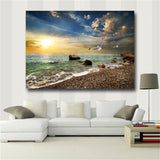 Large art prints Home Decor Canvas Painting Wall Art Red Autumn Scenery