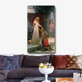 England Famous Painter Edmund Blair Leighton Accolade Posters Print on Canvas